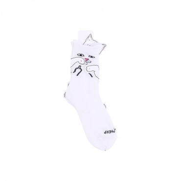 calza bassa uomo nerm face mid socks WHITE