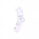 calza bassa uomo nerm face mid socks WHITE