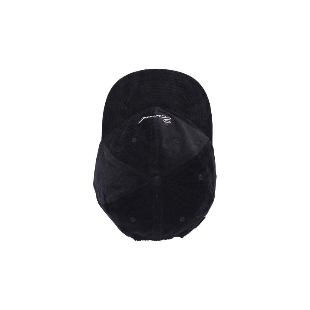 cappellino visiera curva uomo italic cap BLACK