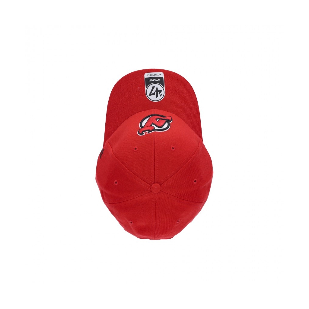 cappellino visiera curva uomo nhl mvp nejdev RED