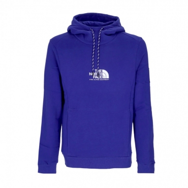 felpa cappuccio uomo fine alpine hoodie LAPIS BLUE