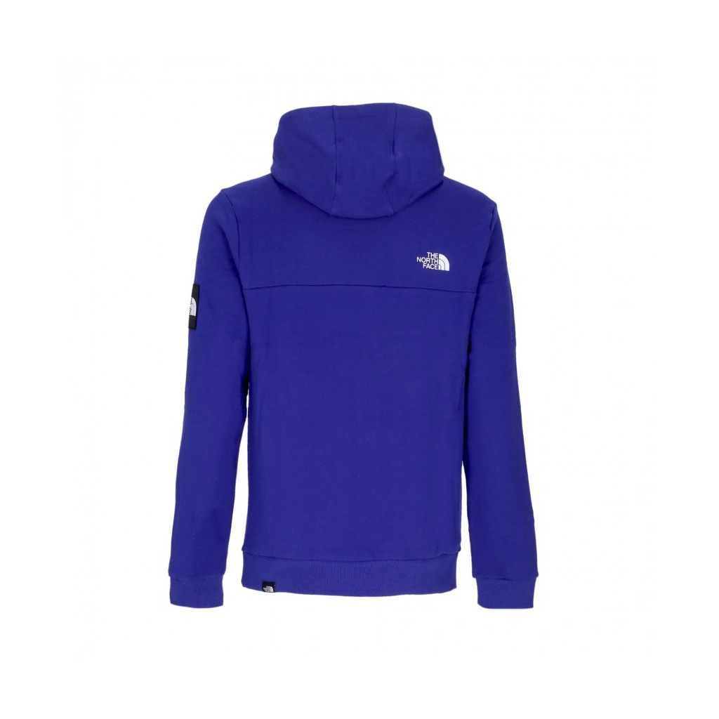 felpa cappuccio uomo fine alpine hoodie LAPIS BLUE