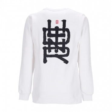 felpa girocollo uomo ideogram barcellona x dlynr crewneck WHITE