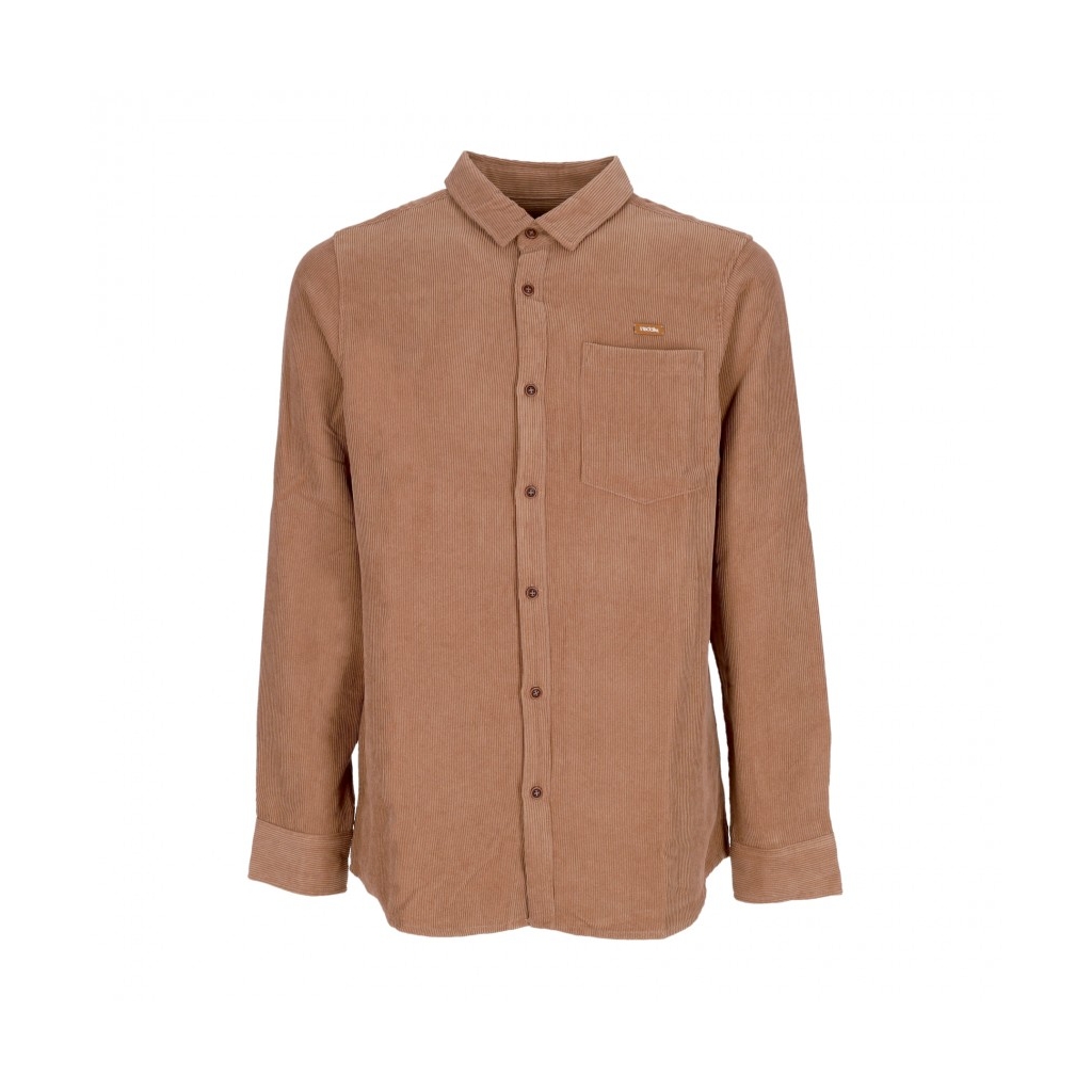 camicia manica lunga uomo roy l/s shirt CARAMEL