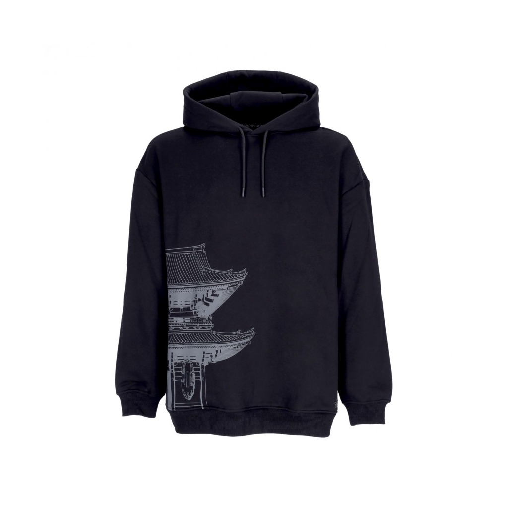 felpa cappuccio uomo bench tokyo oversize hoodie BLACK