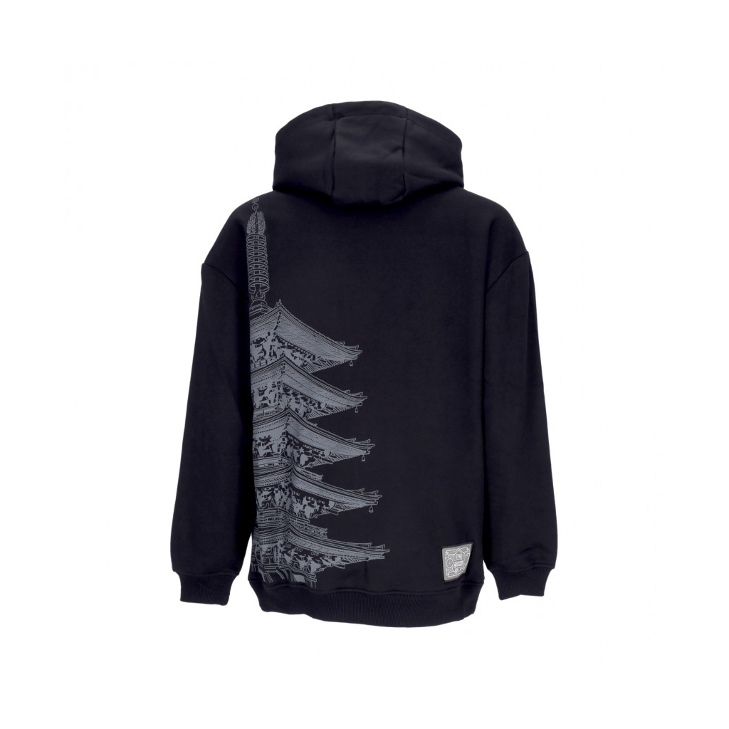 felpa cappuccio uomo bench tokyo oversize hoodie BLACK