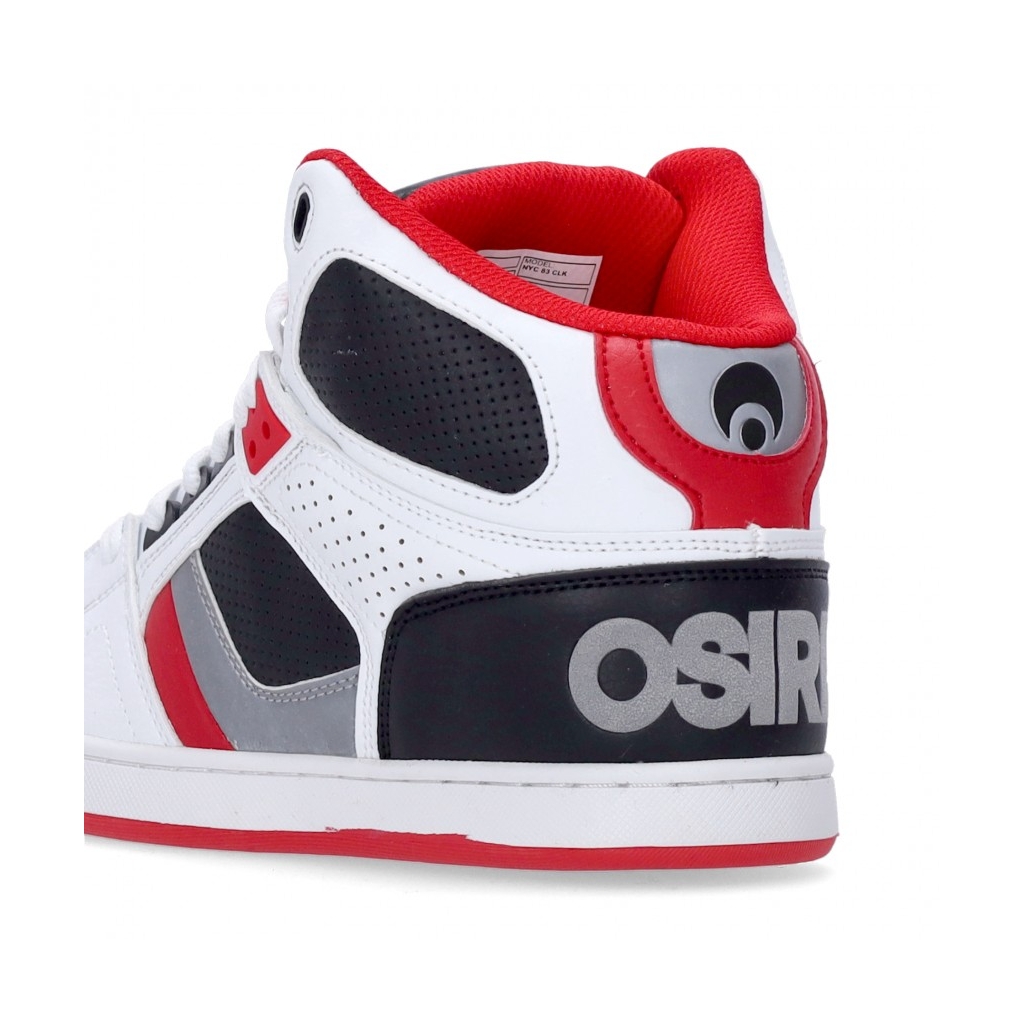 scarpe skate uomo nyc83 clk WHITE/BLACK/RED