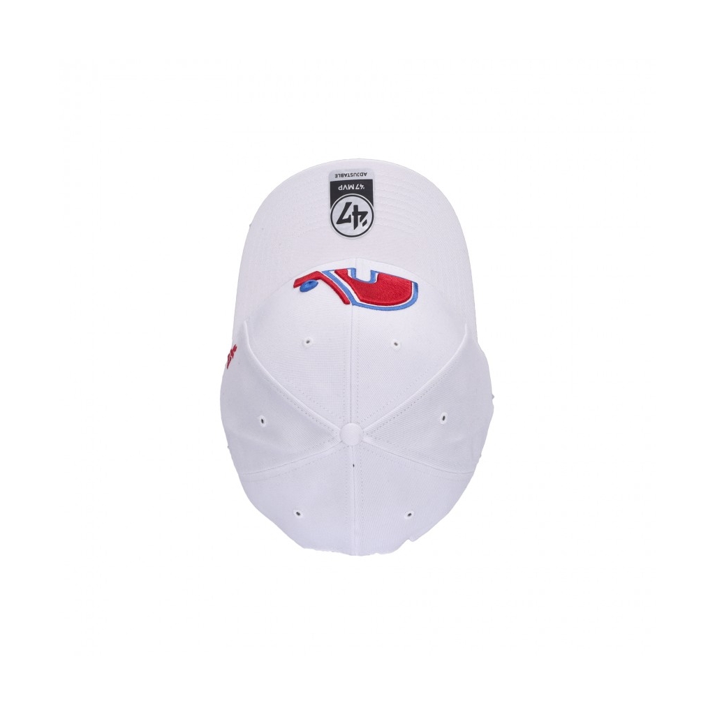 cappellino visiera curva uomo nhl mvp quenor WHITE