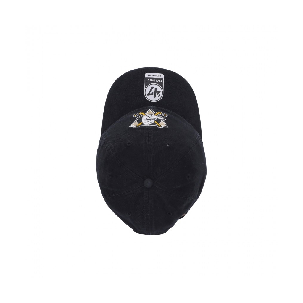 cappellino visiera curva uomo nhl clean up anaduc BLACK