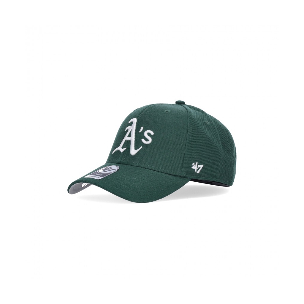 cappellino visiera curva uomo mlb mvp oakath DARK GREEN/WHITE