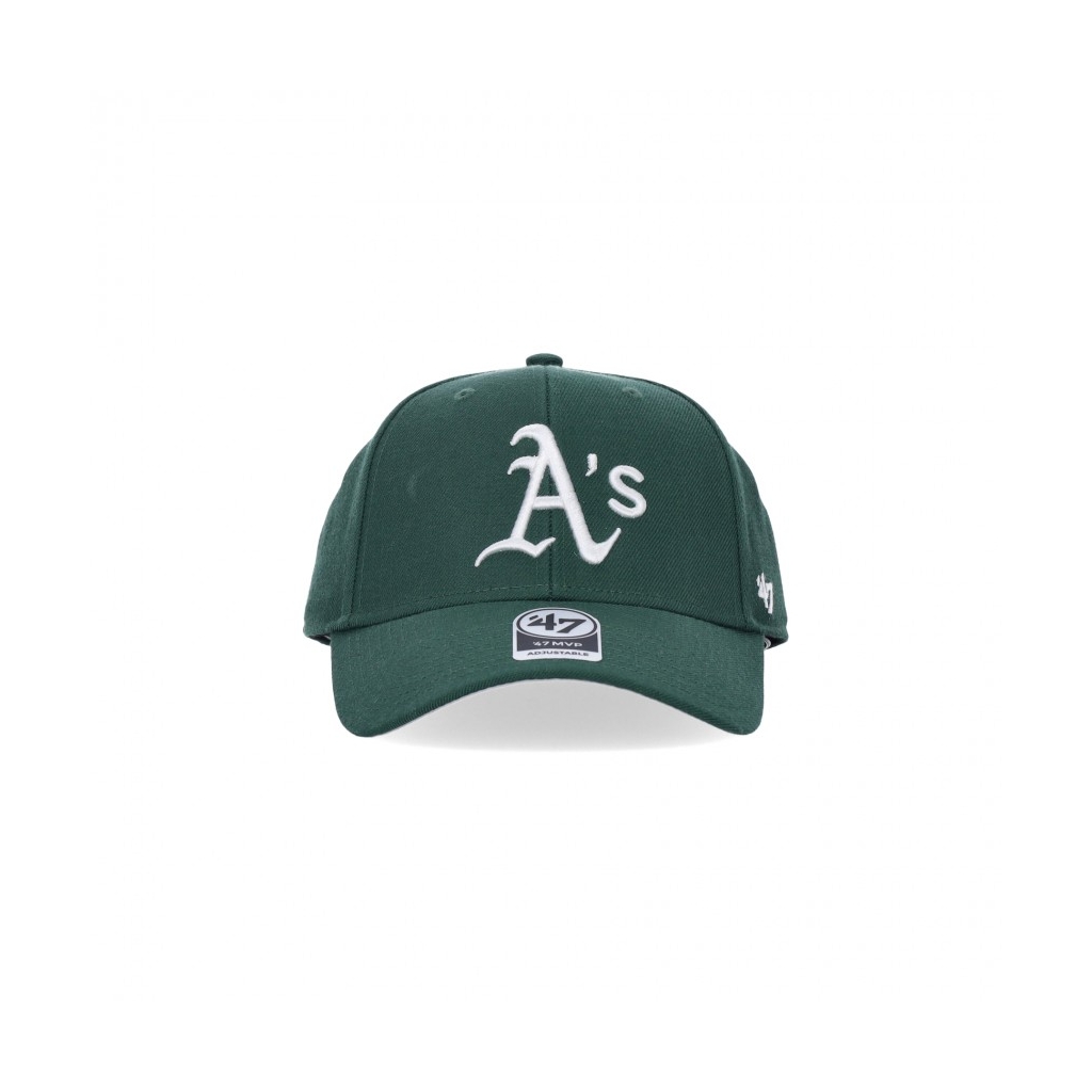 cappellino visiera curva uomo mlb mvp oakath DARK GREEN/WHITE
