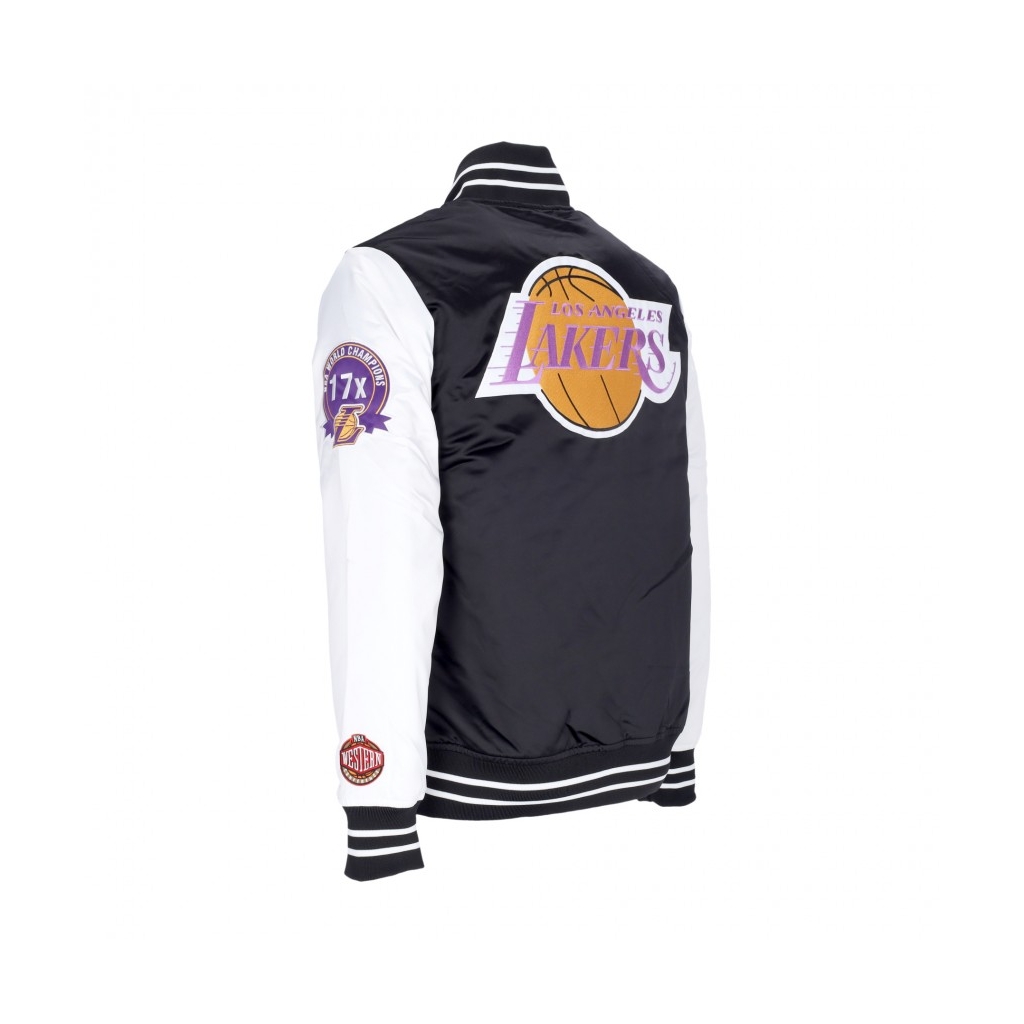 Mitchell & Ness Team Origins Varsity Satin Jacket Los Angeles Lakers