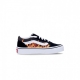 scarpa bassa bambino old skool DIGI FLAME BLACK