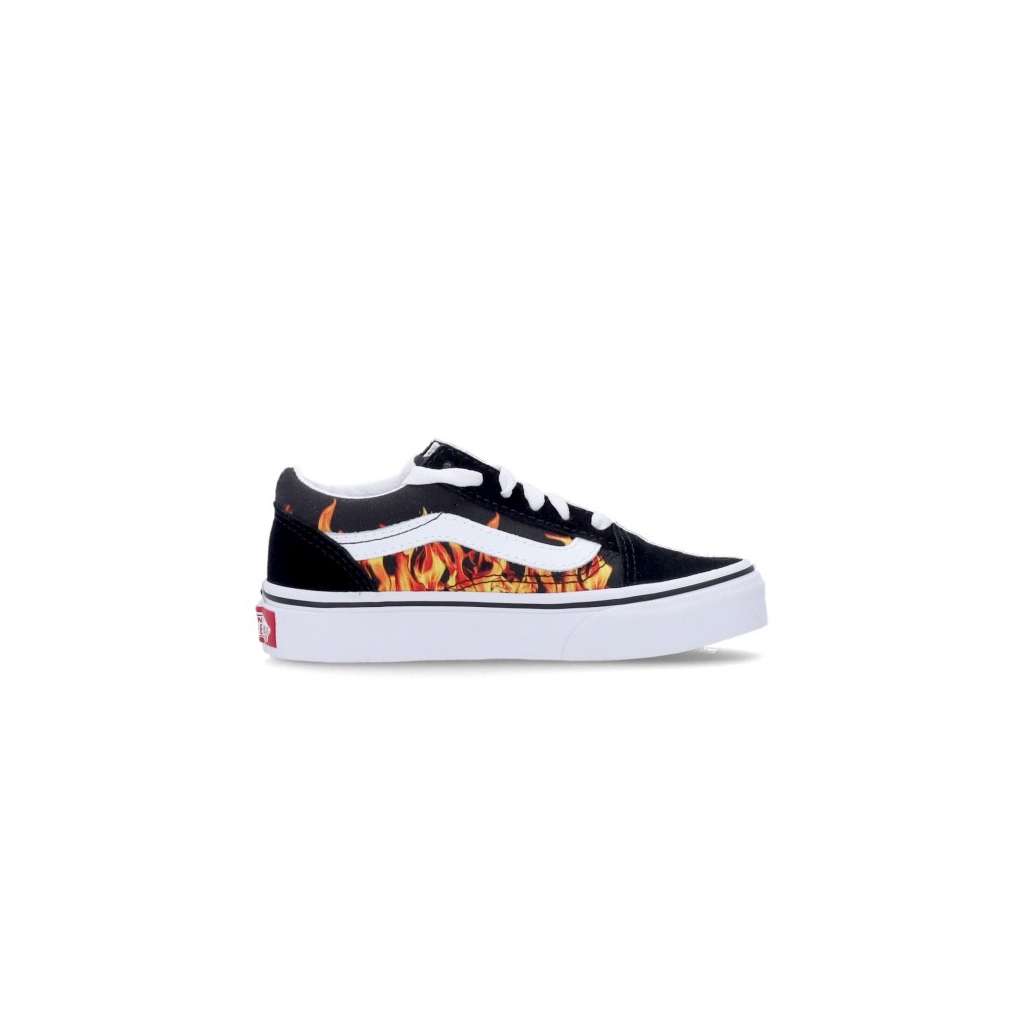 scarpa bassa bambino old skool DIGI FLAME BLACK