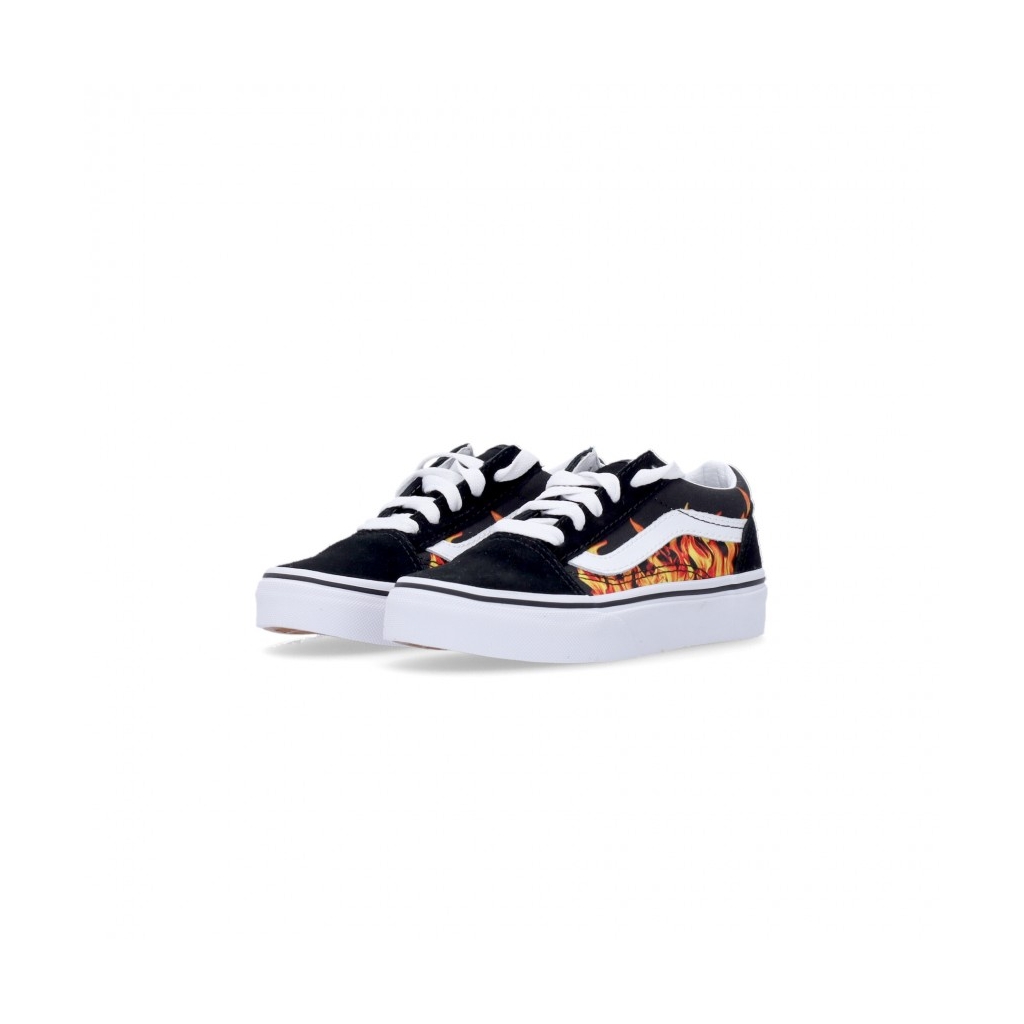 scarpa bassa bambino old skool DIGI FLAME BLACK