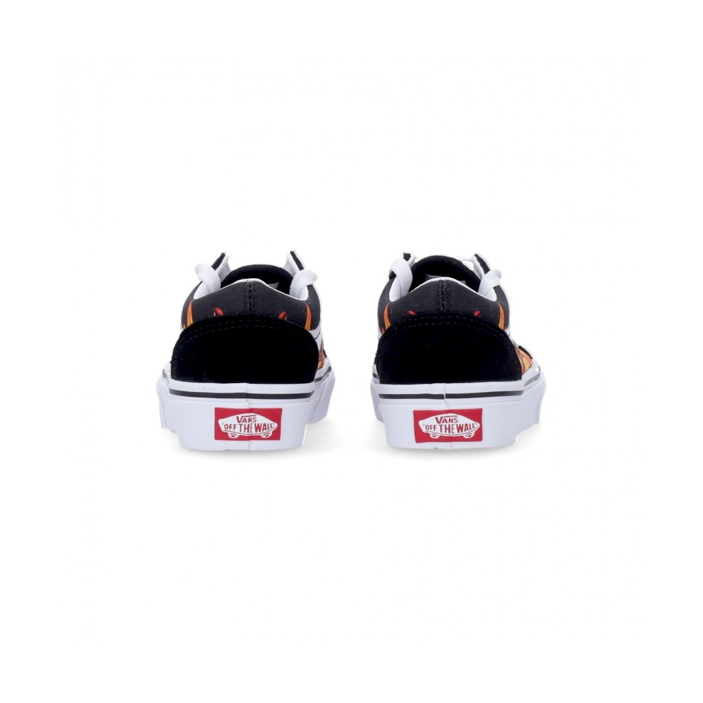 scarpa bassa bambino old skool DIGI FLAME BLACK