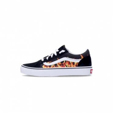 scarpa bassa ragazzo old skool DIGI FLAME BLACK