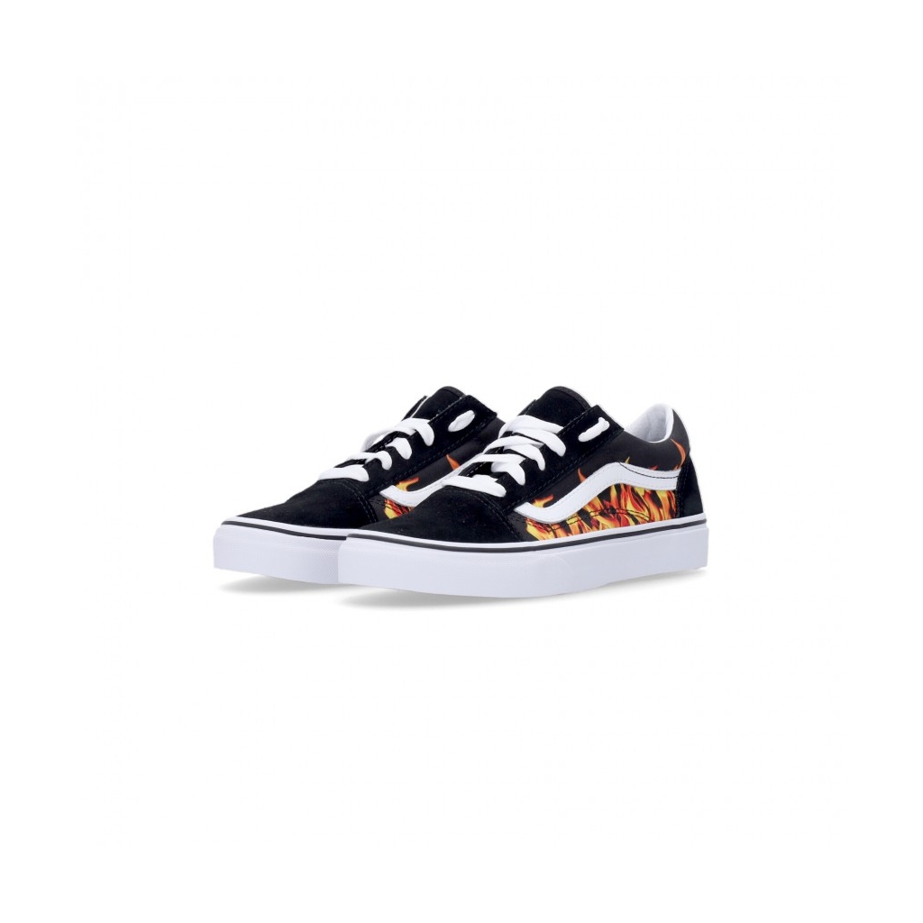 scarpa bassa ragazzo old skool DIGI FLAME BLACK