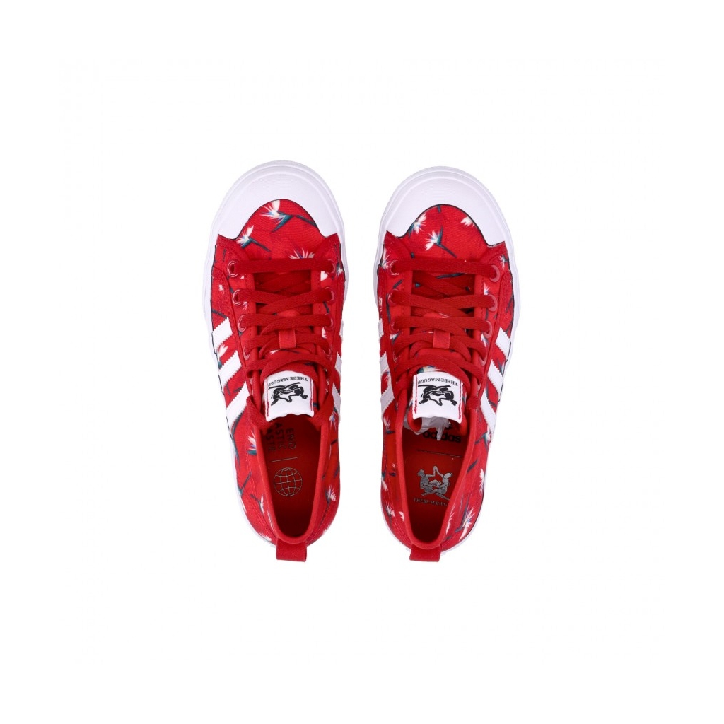 scarpa alta donna nizza platform mid tm w x thebe magugu POWER RED/CLOUD WHITE/CORE BLACK