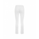 Jenas Mid Rise Dazzler Ankle Fray bianco