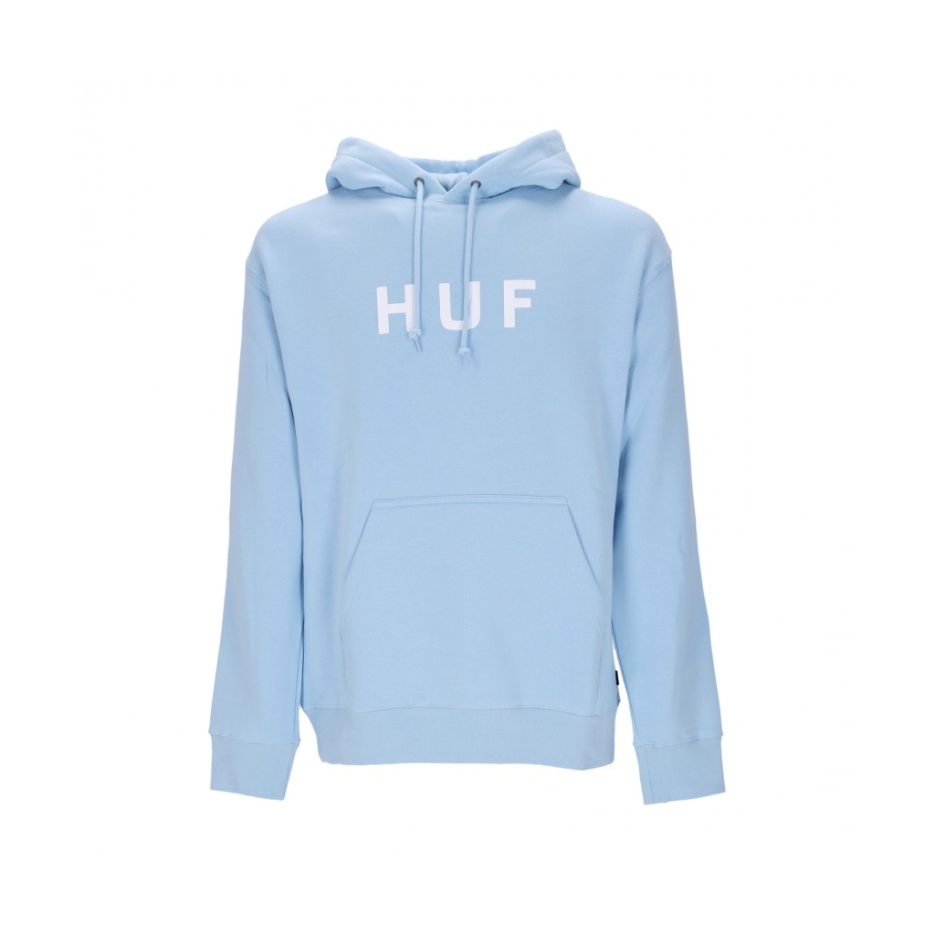 felpa cappuccio uomo essentials og logo p/o hoodie LIGHT BLUE