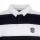 polo manica lunga uomo checkerboard research l/s polo BLACK/WHITE