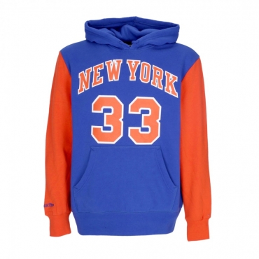 felpa cappuccio uomo nba fashion fleece hoodie 1996 no 33 patrick ewing hardwood classics  neykni ORIGINAL TEAM COLORS