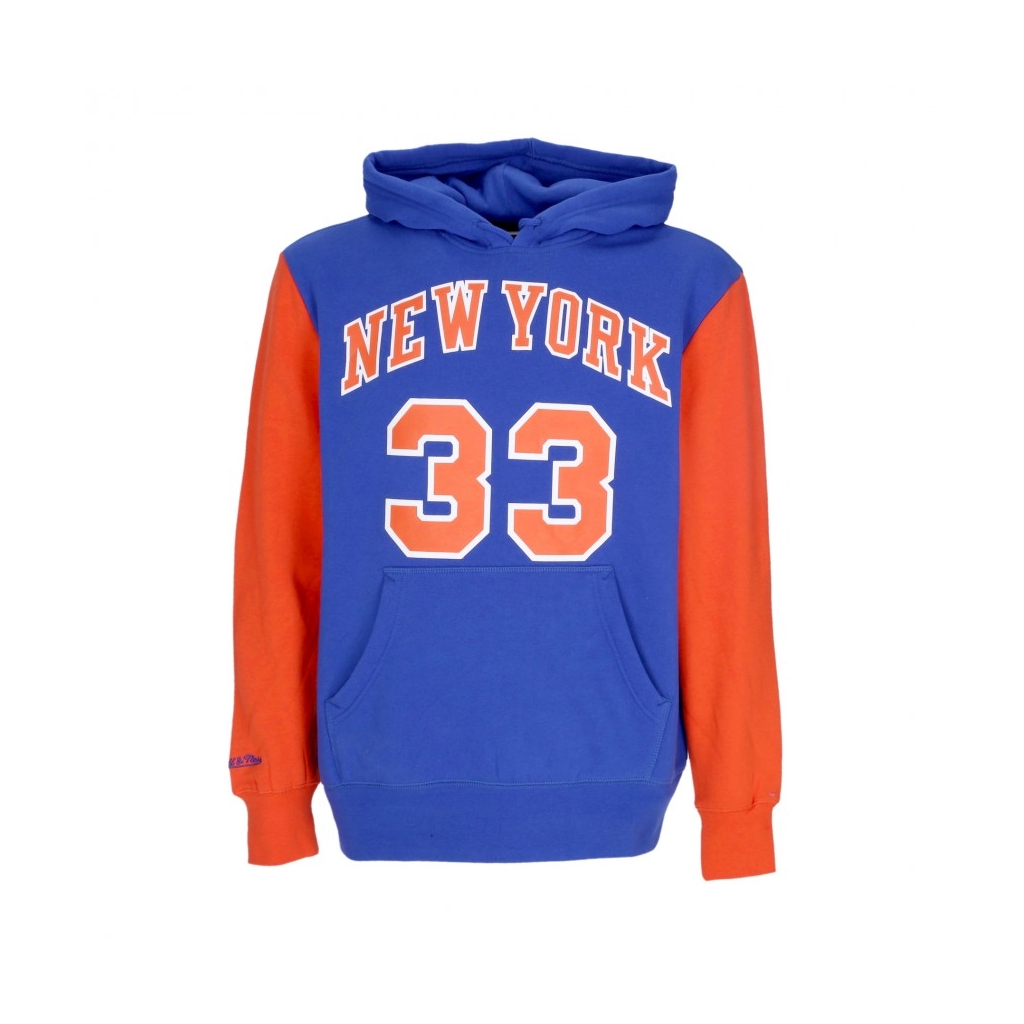 felpa cappuccio uomo nba fashion fleece hoodie 1996 no 33 patrick ewing hardwood classics  neykni ORIGINAL TEAM COLORS