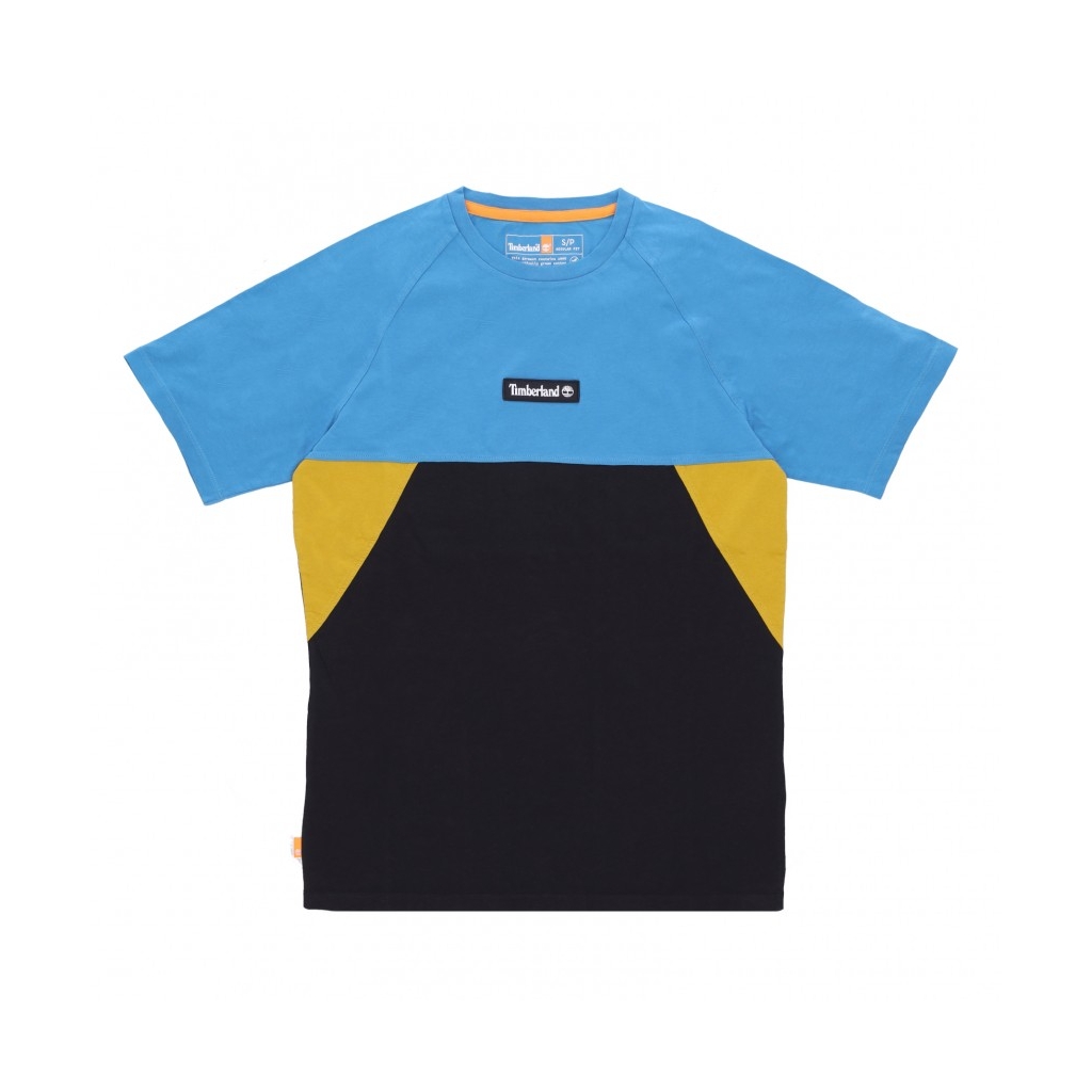 maglietta uomo cut sew tee SEA OF BELIZE/BLACK