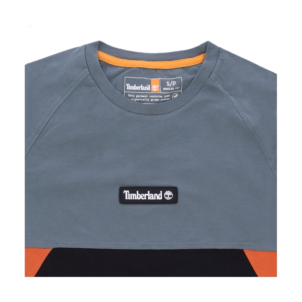 maglietta uomo cut sew tee BALSAM GREEN/BLACK
