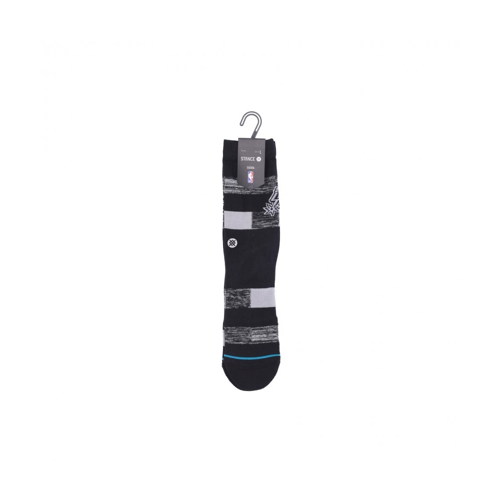 calza media uomo spurs cryptic BLACK