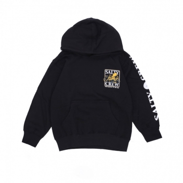 felpa cappuccio ragazzo ink slinger fleece hoodie BLACK