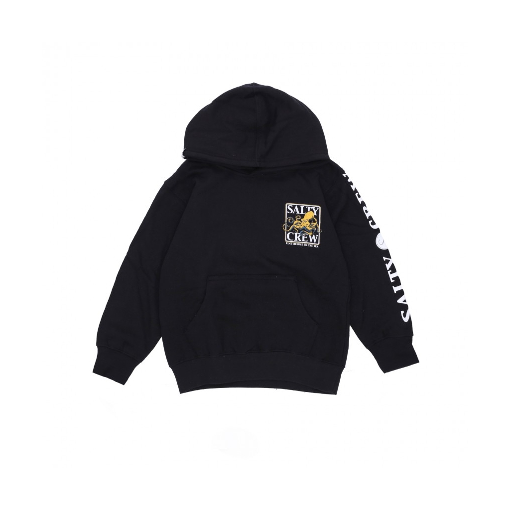 felpa cappuccio ragazzo ink slinger fleece hoodie BLACK