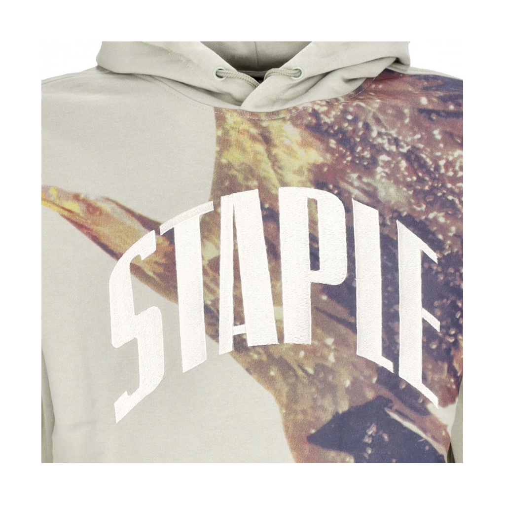 felpa cappuccio uomo montrose graphic hoodie SAGE