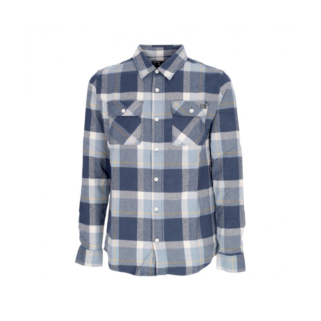 camicia manica lunga uomo dawn patrol flannel DARK SLATE