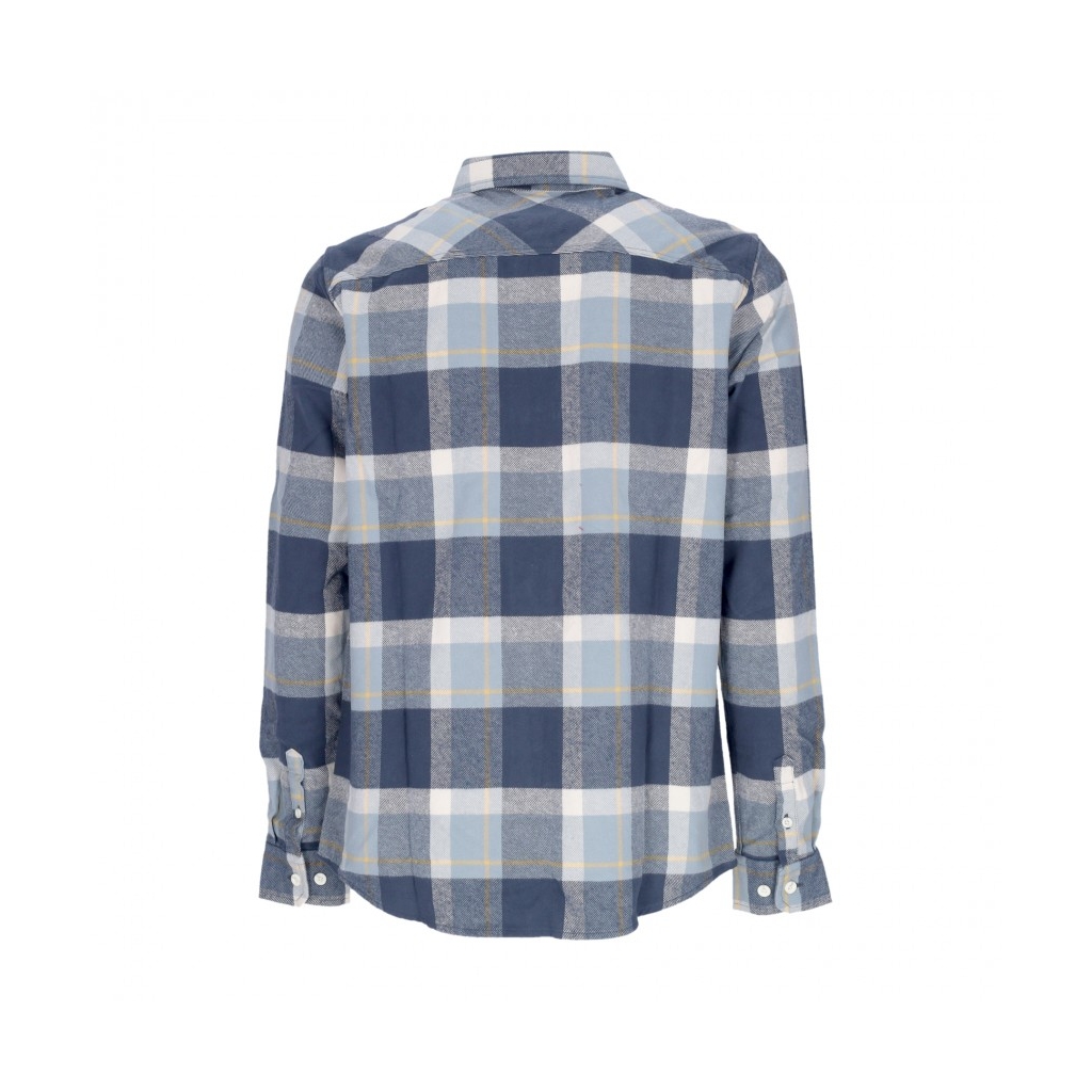 camicia manica lunga uomo dawn patrol flannel DARK SLATE