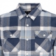 camicia manica lunga uomo dawn patrol flannel DARK SLATE