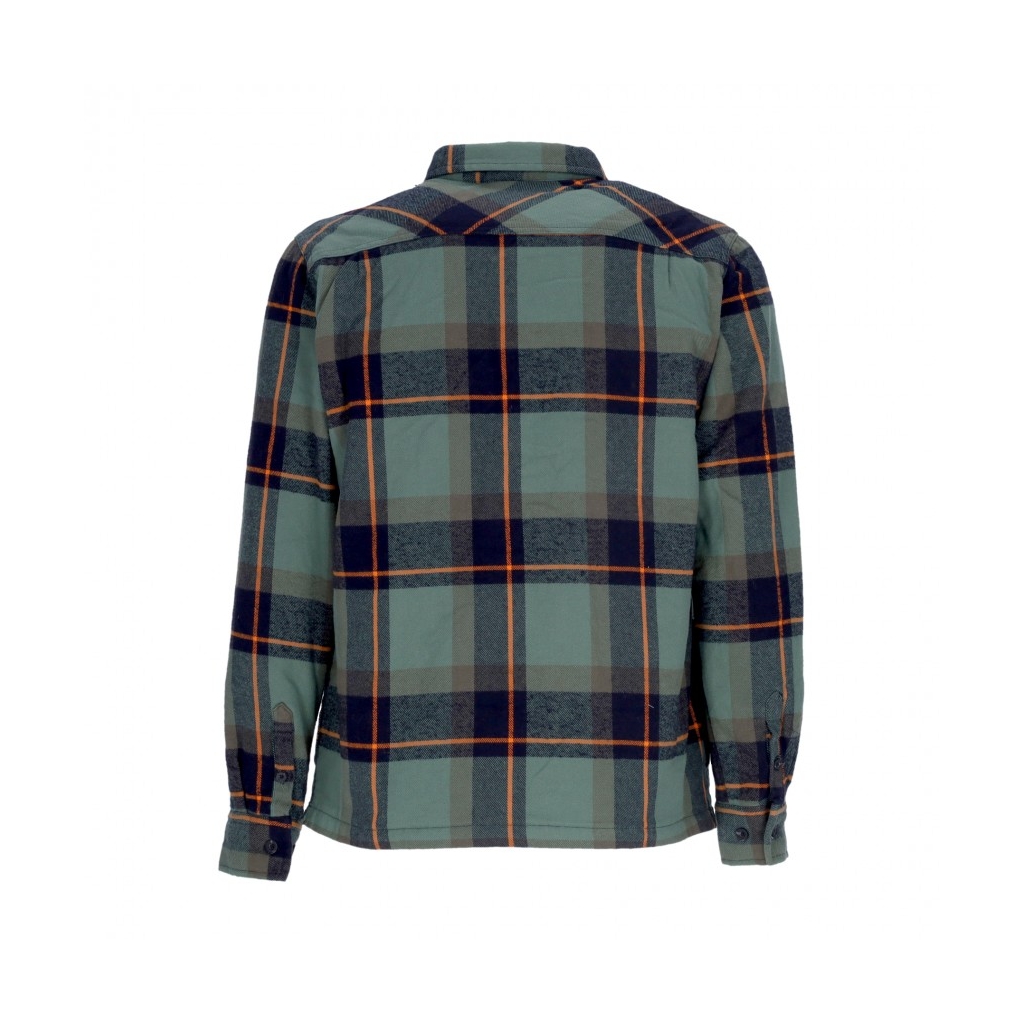 camicia imbottita uomo dawn patrol shacket GREEN