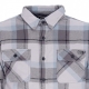 camicia imbottita uomo dawn patrol shacket GREY