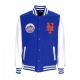 giubbotto college uomo mlb wordmark varsity jacket neymet BRIGHT ROYAL