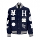 giubbotto college uomo 20 year classic h varsity jacket NAVY