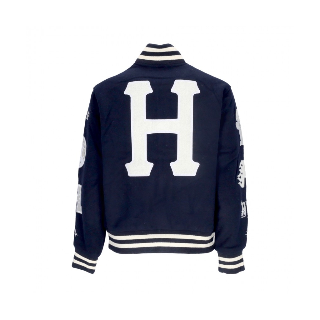 giubbotto college uomo 20 year classic h varsity jacket NAVY