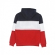 felpa cappuccio ragazzo olena blocked hoodie TRUE RED/BLACK IRIS/BRIGHT WHITE