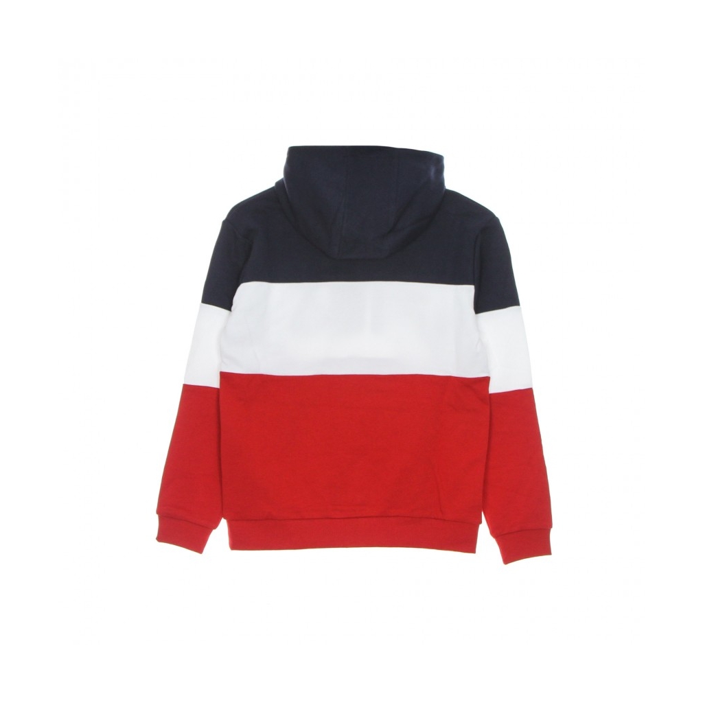 felpa cappuccio ragazzo olena blocked hoodie TRUE RED/BLACK IRIS/BRIGHT WHITE