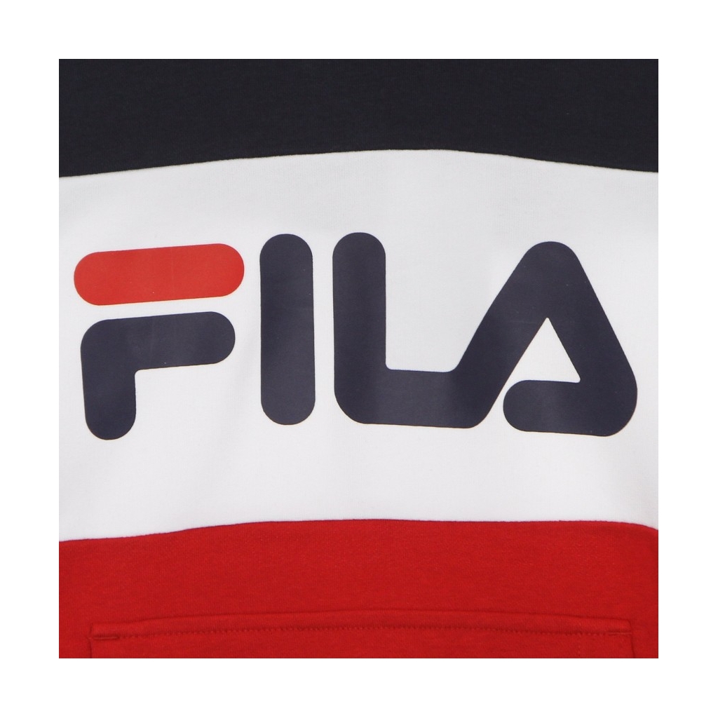 felpa cappuccio ragazzo olena blocked hoodie TRUE RED/BLACK IRIS/BRIGHT WHITE