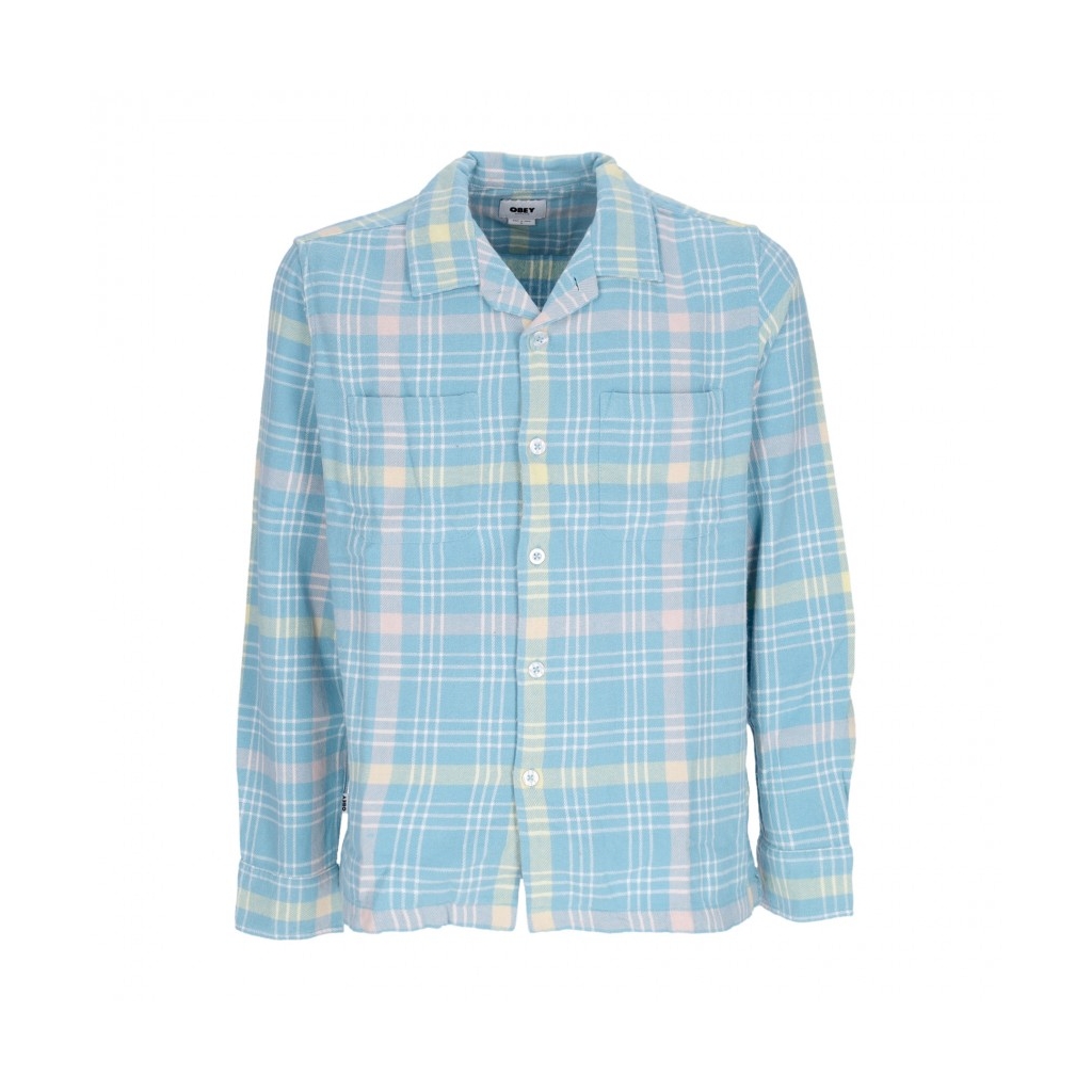 camicia manica lunga uomo wilson woven l/s ARTIC BLUE MULTI