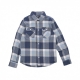 camicia manica lunga ragazzo dawn patrol boys l/s flannel DARK SLATE