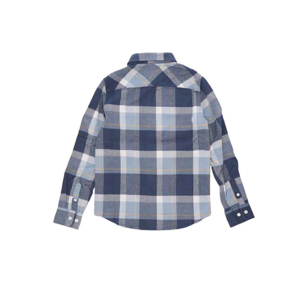camicia manica lunga ragazzo dawn patrol boys l/s flannel DARK SLATE