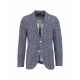 Blazer in Piquet blu