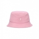 cappello da pescatore uomo washed bucket PEPTO ROSE